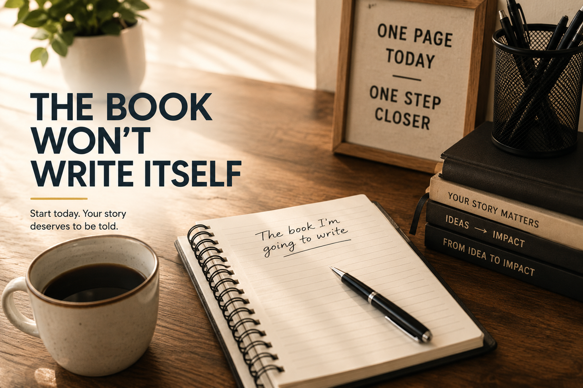 The Book Won't Write Itself