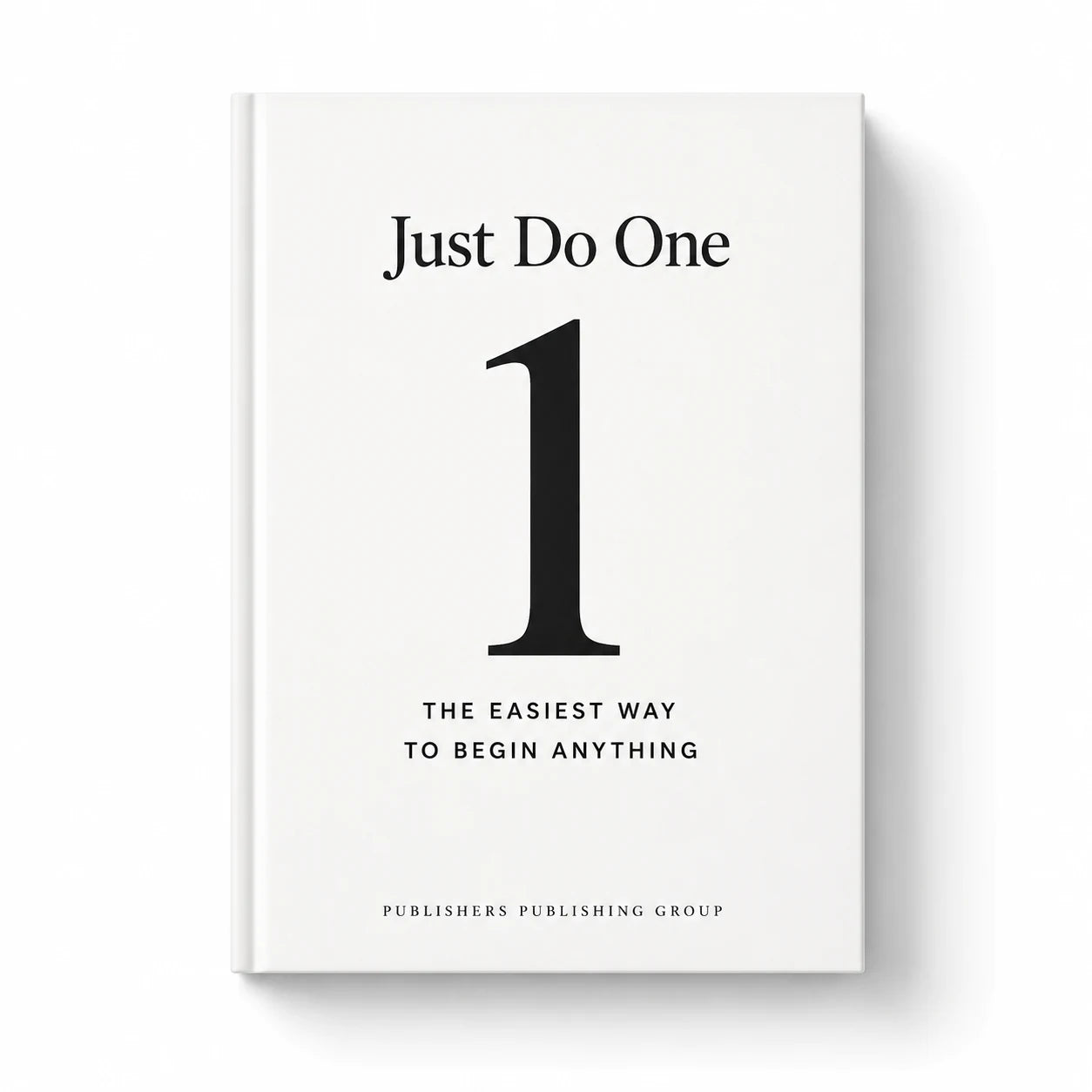 Just Do One book mockup